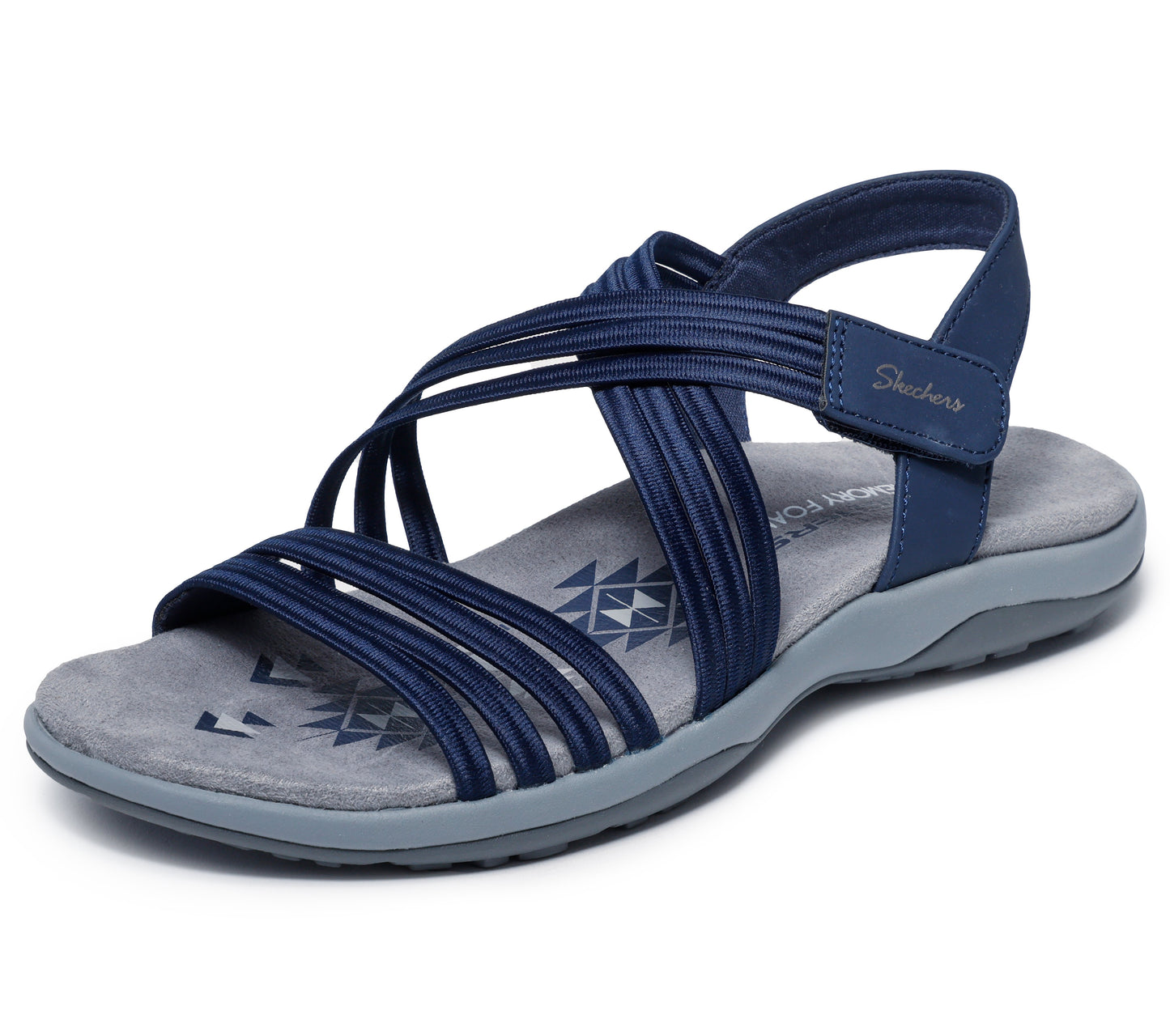Skechers Reggae Slim blu donna dettaglio 2