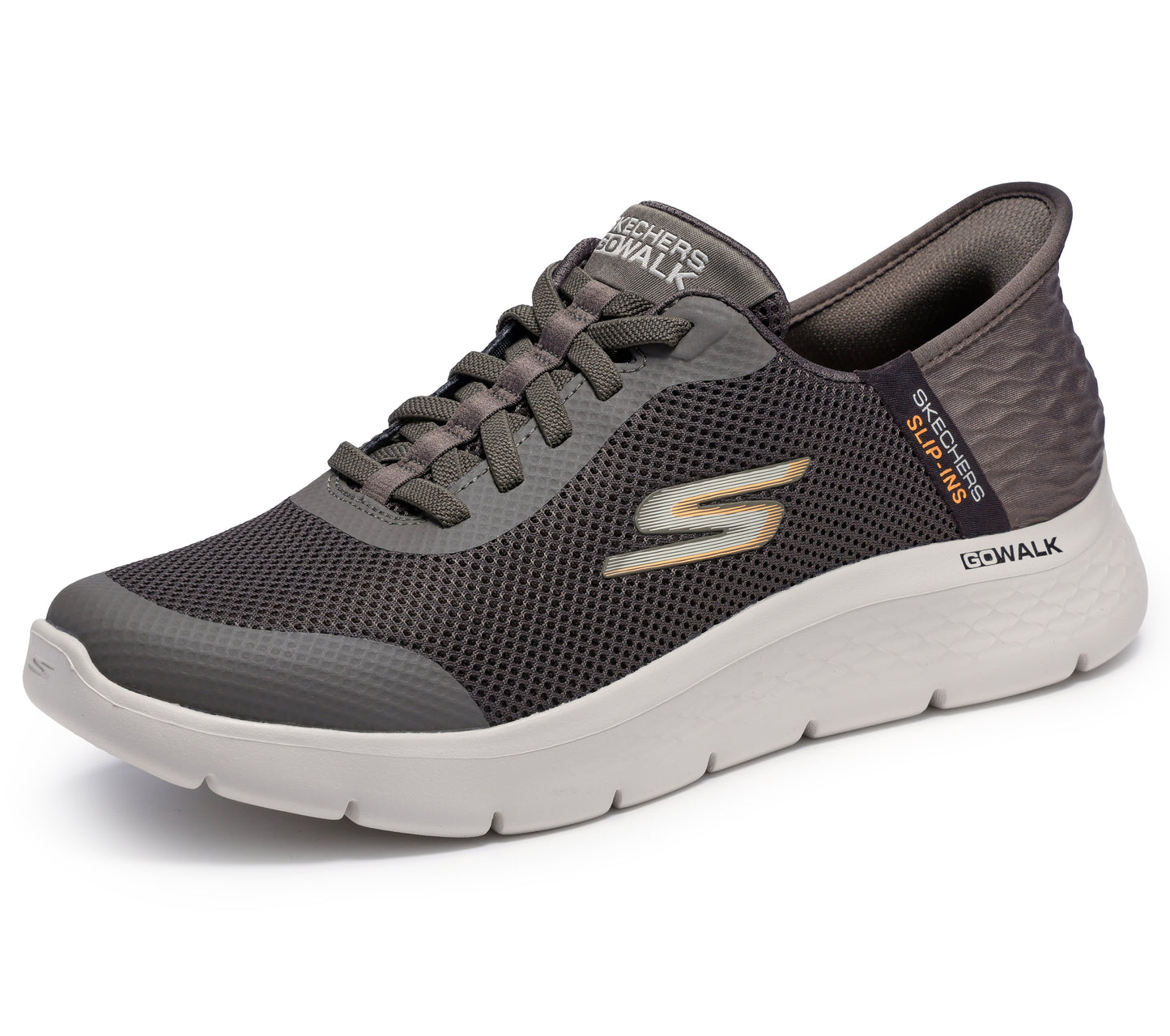 Skechers Slip-ins GO WALK Flex marrone uomo dettaglio 2