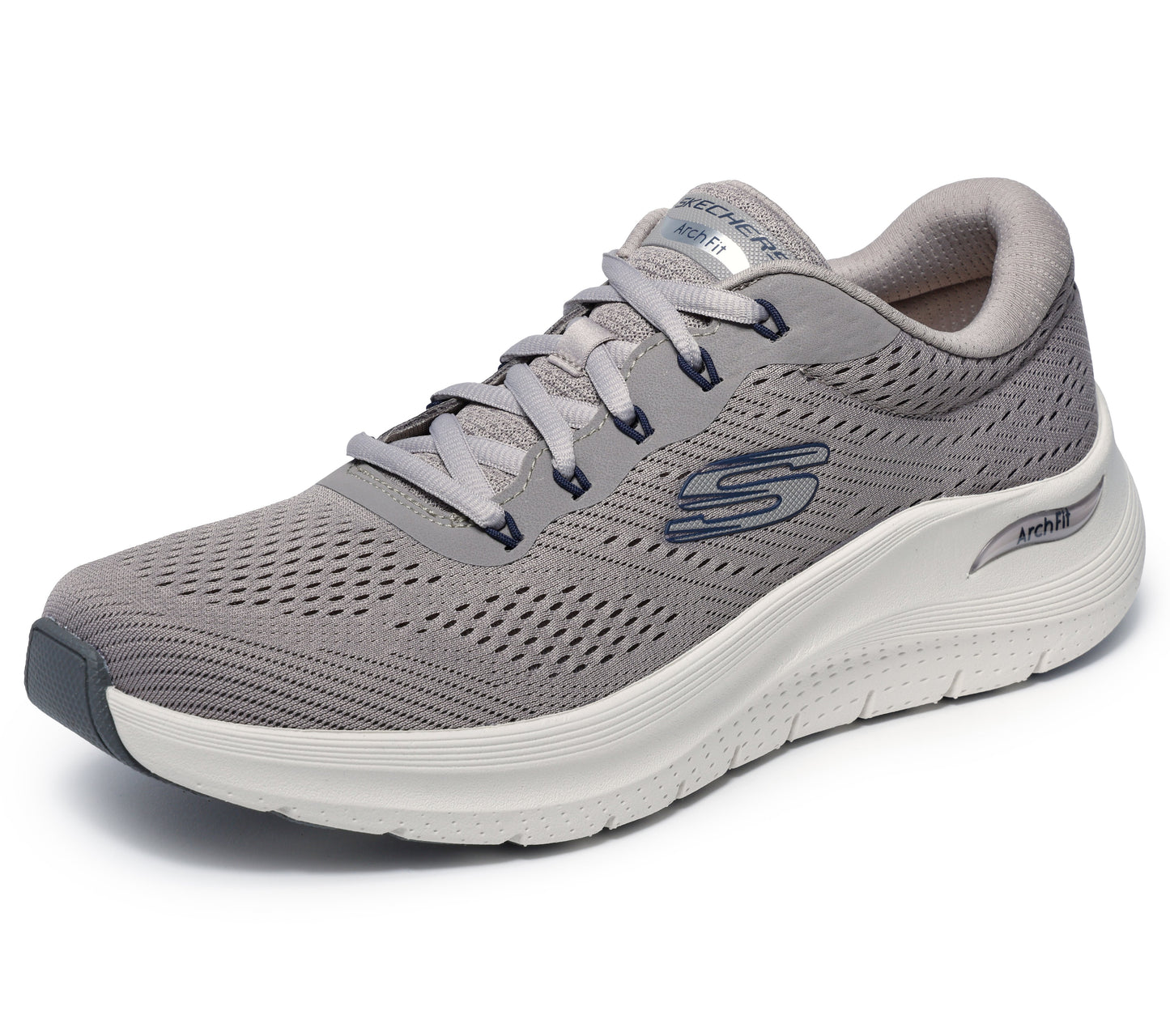 Skechers Arch Fit 2.0 grigio taupe uomo dettaglio 2