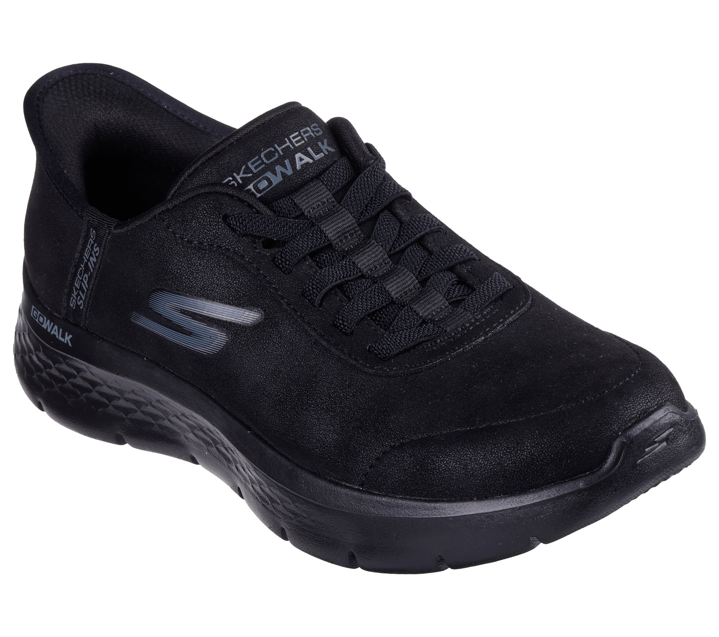 Skechers Slip-ins GO WALK Flex nero donna dettaglio