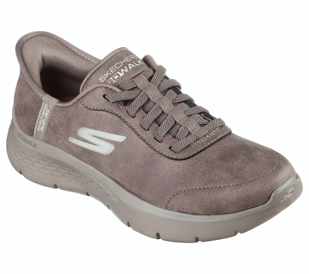 Skechers Slip-ins GO WALK Flex marrone donna dettaglio