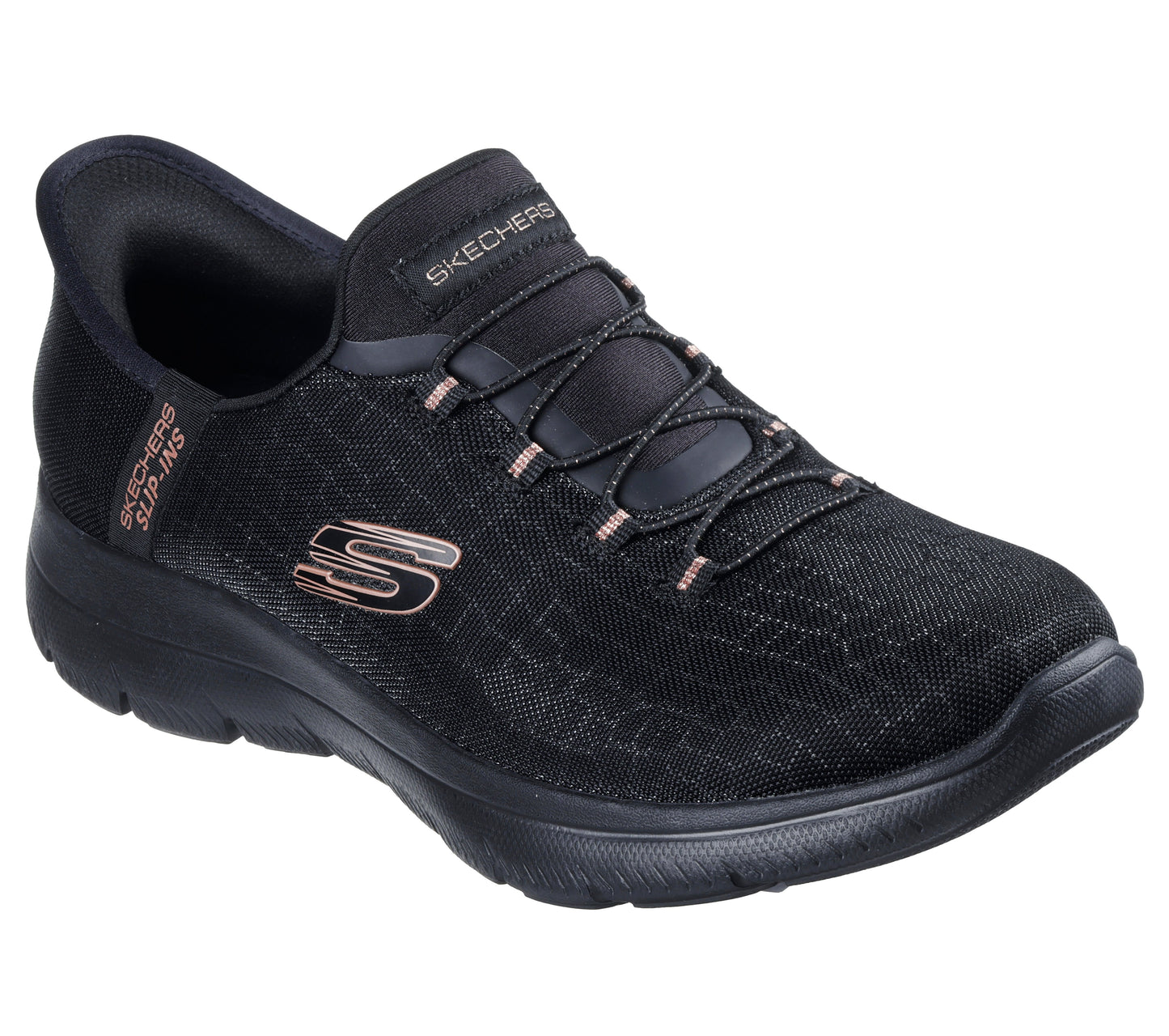 Skechers Slip-ins Summits nero donna dettaglio