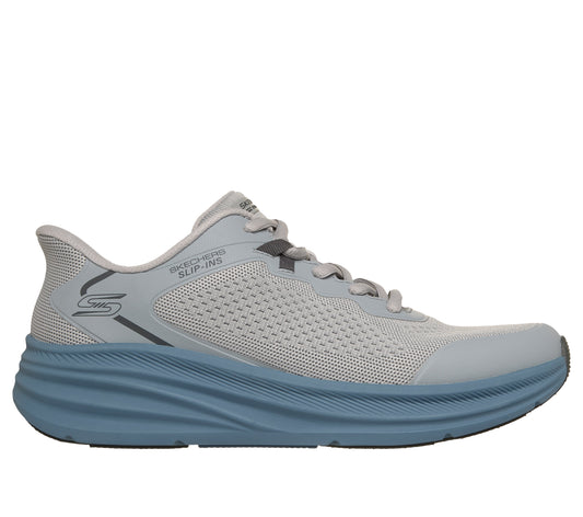 Scarpe Skechers Slip-ins BOBS Skillz grigio blu uomo esterno