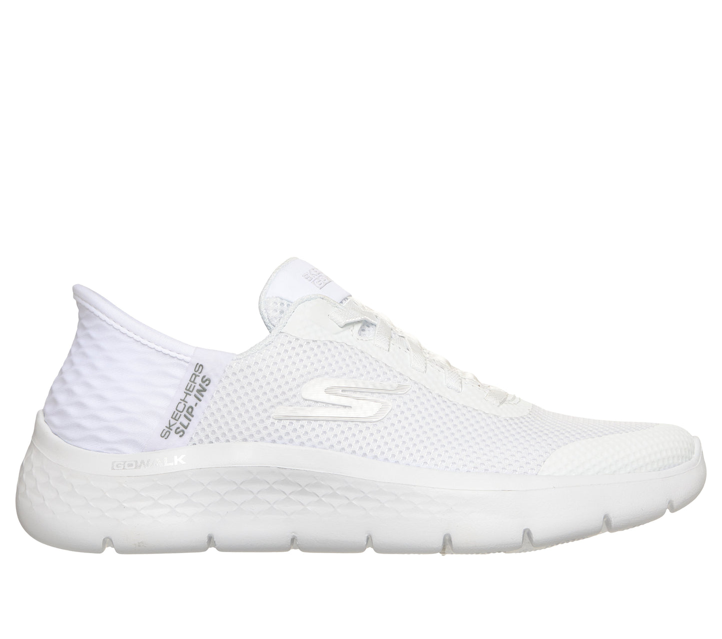 Scarpe Skechers Slip-ins GO WALK Flex bianco donna esterno