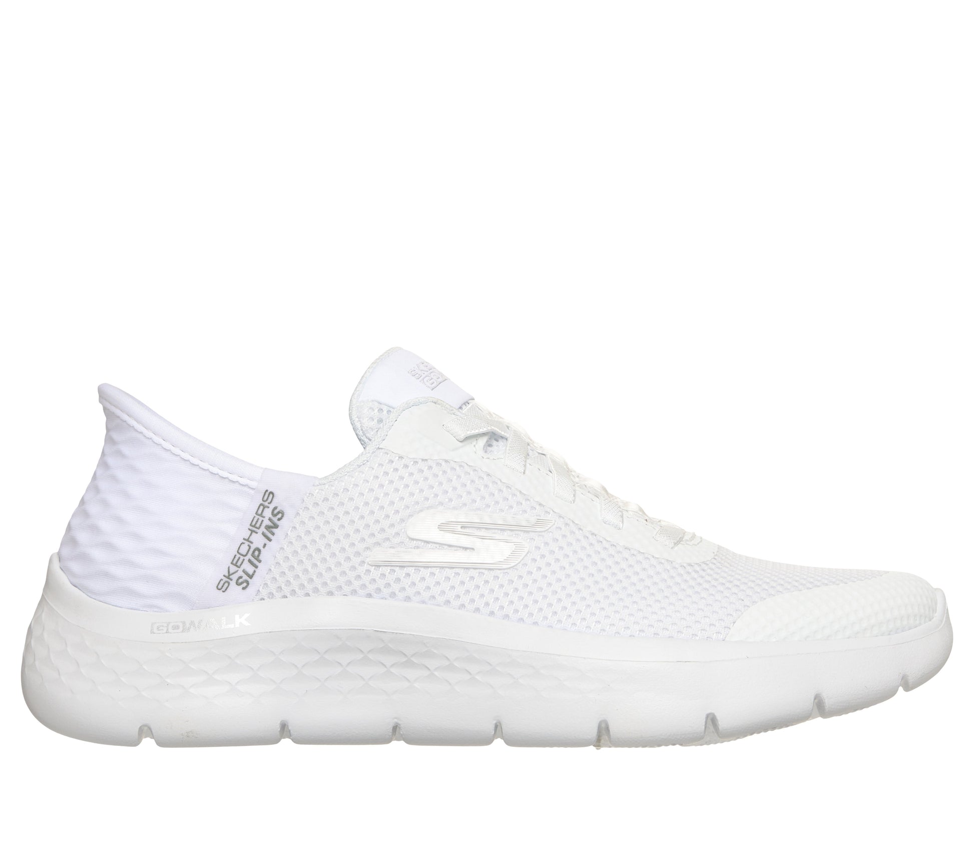 Scarpe Skechers Slip-ins GO WALK Flex bianco donna esterno