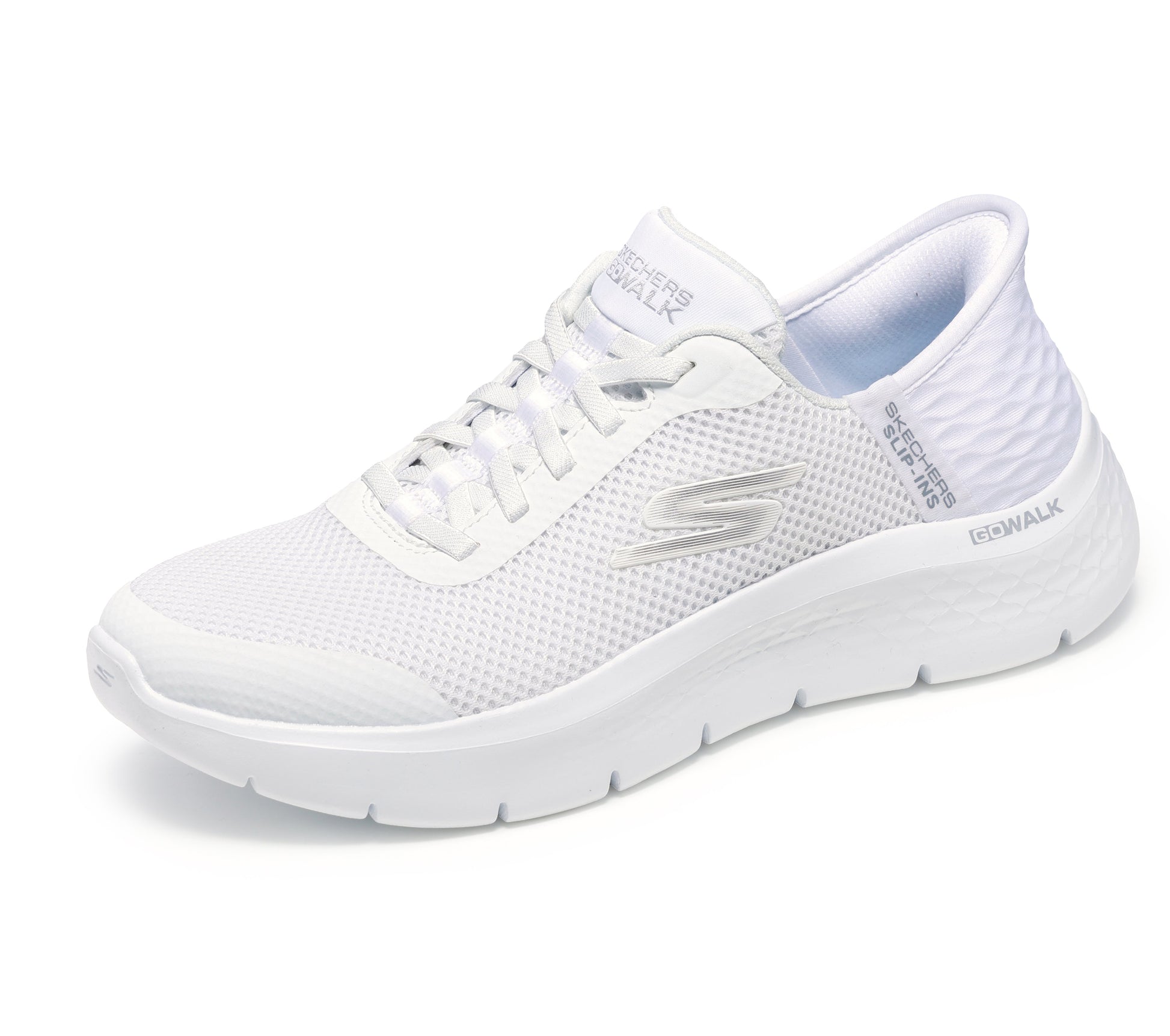 Skechers Slip-ins GO WALK Flex bianco donna dettaglio 2