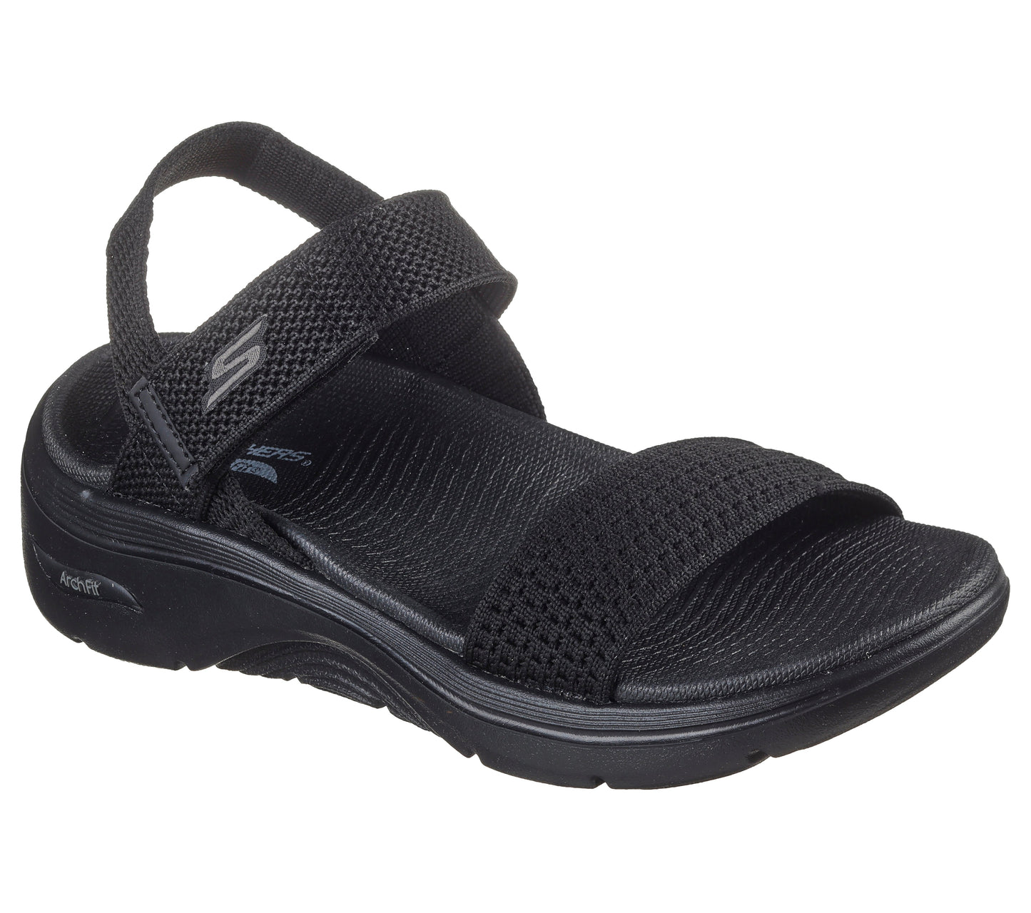 Skechers GO WALK Arch Fit 2.0 Sandal nero donna dettaglio