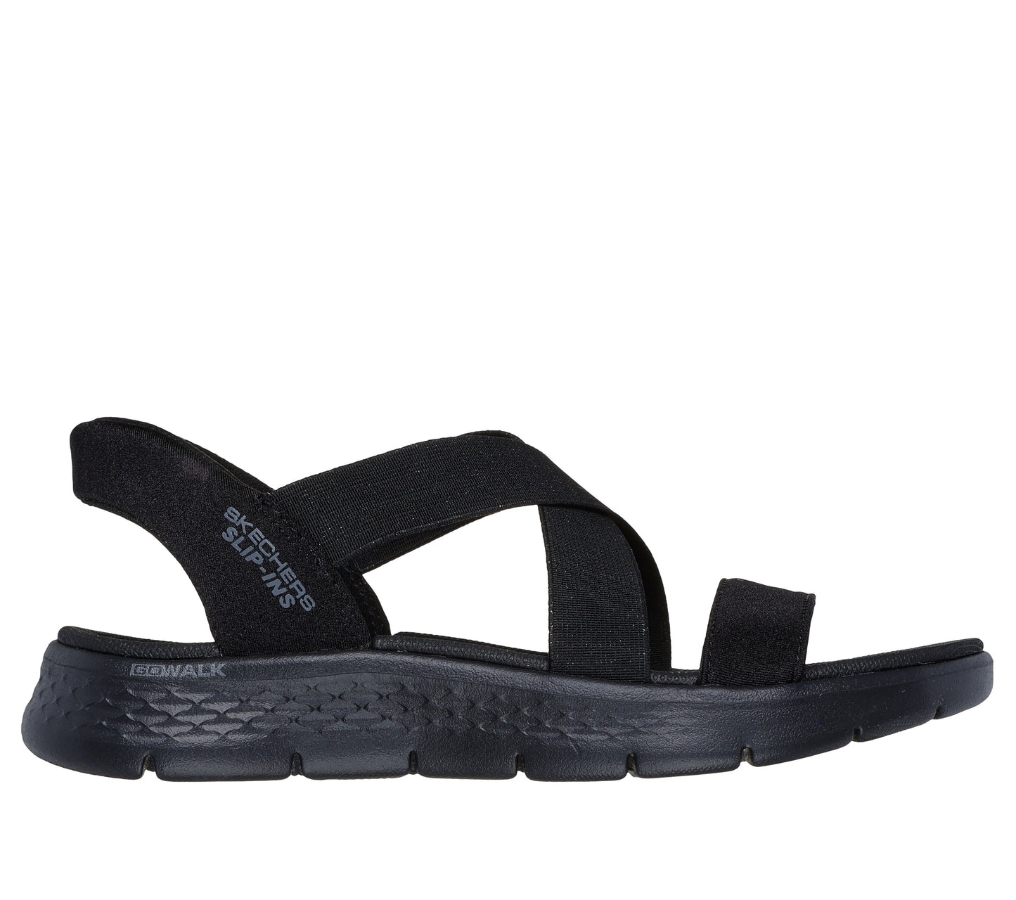 Sandali Skechers GO WALK Flex Sandal nero donna esterno