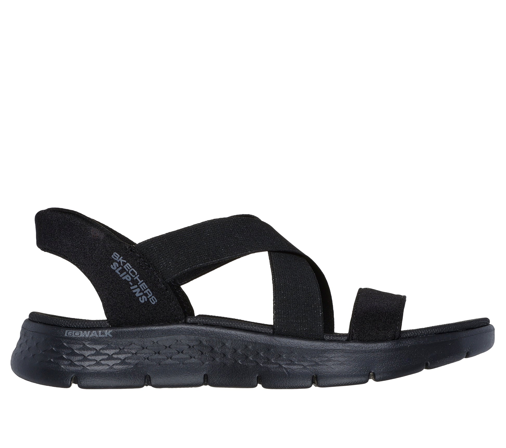 Sandali Skechers GO WALK Flex Sandal nero donna esterno