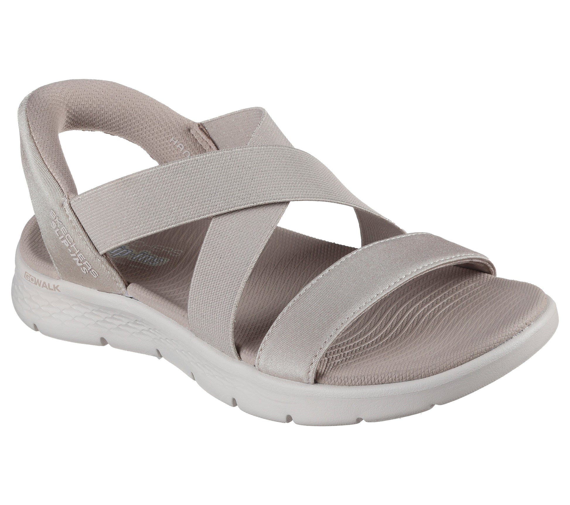 Skechers GO WALK Flex Sandal nero donna esterno