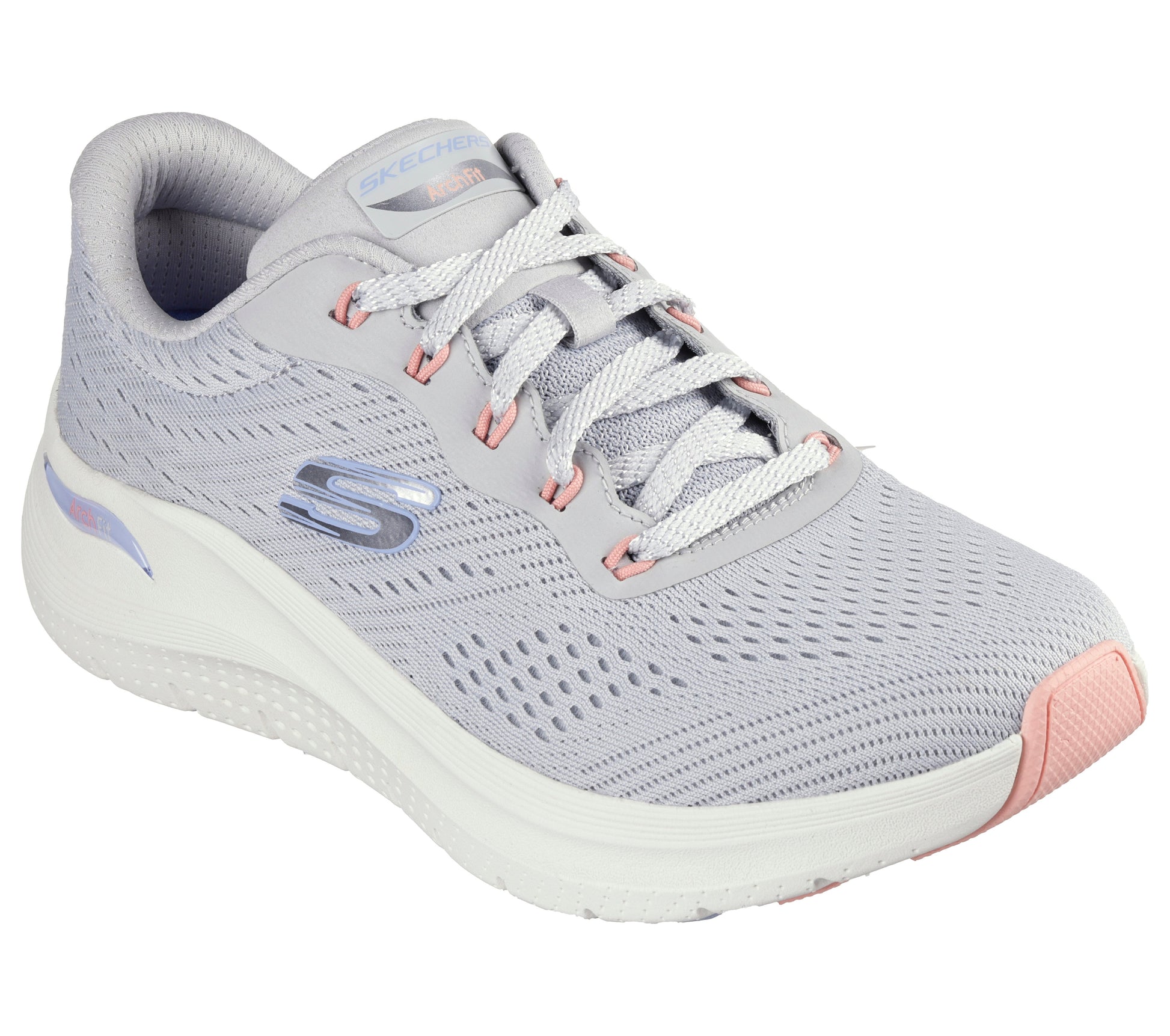 Skechers Arch Fit 2.0 grigio chiaro donna dettaglio