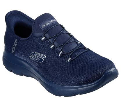 Skechers Slip-ins Summits blu donna dettaglio