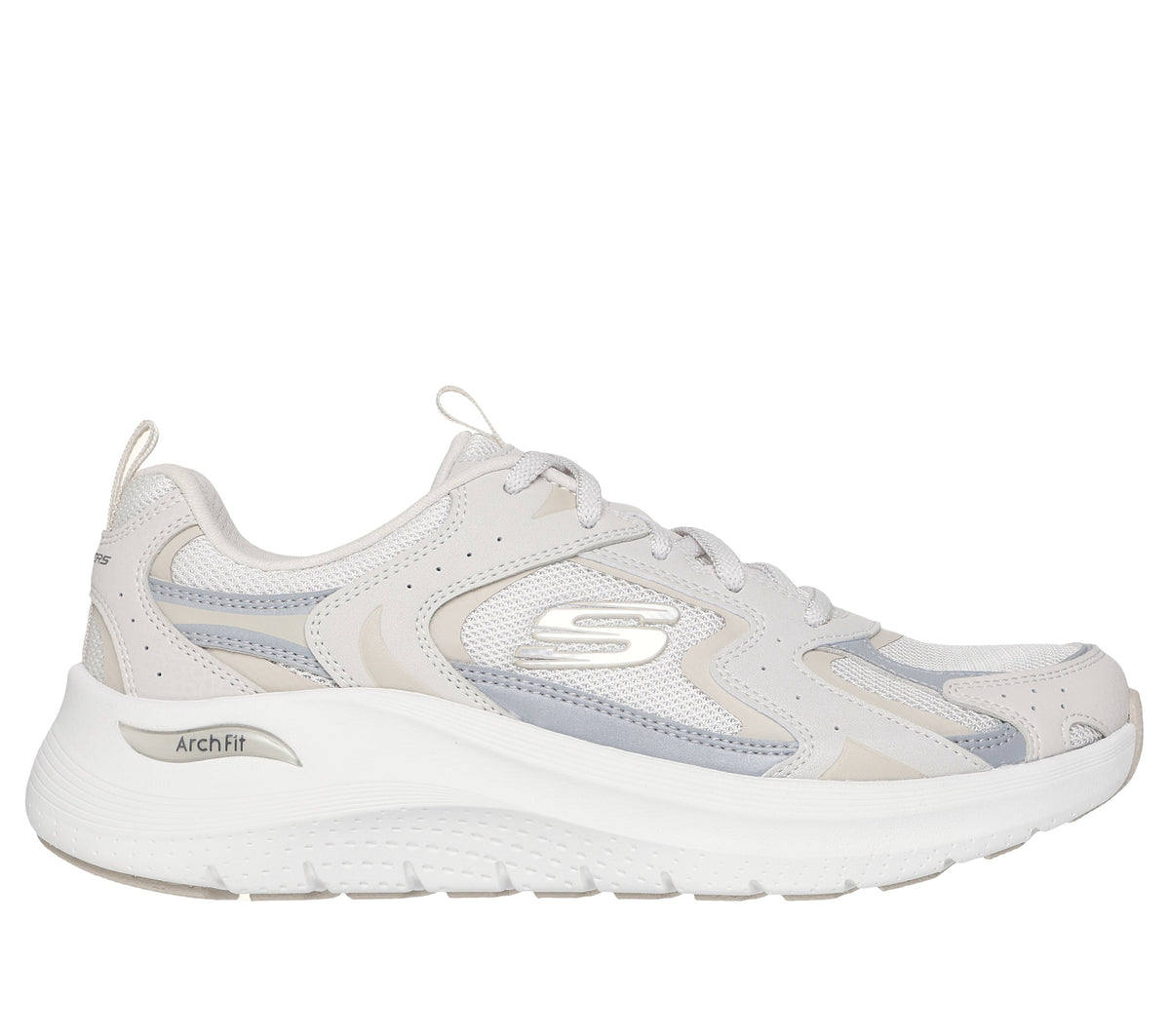 Scarpe Skechers Arch Fit 2.0 naturale donna esterno