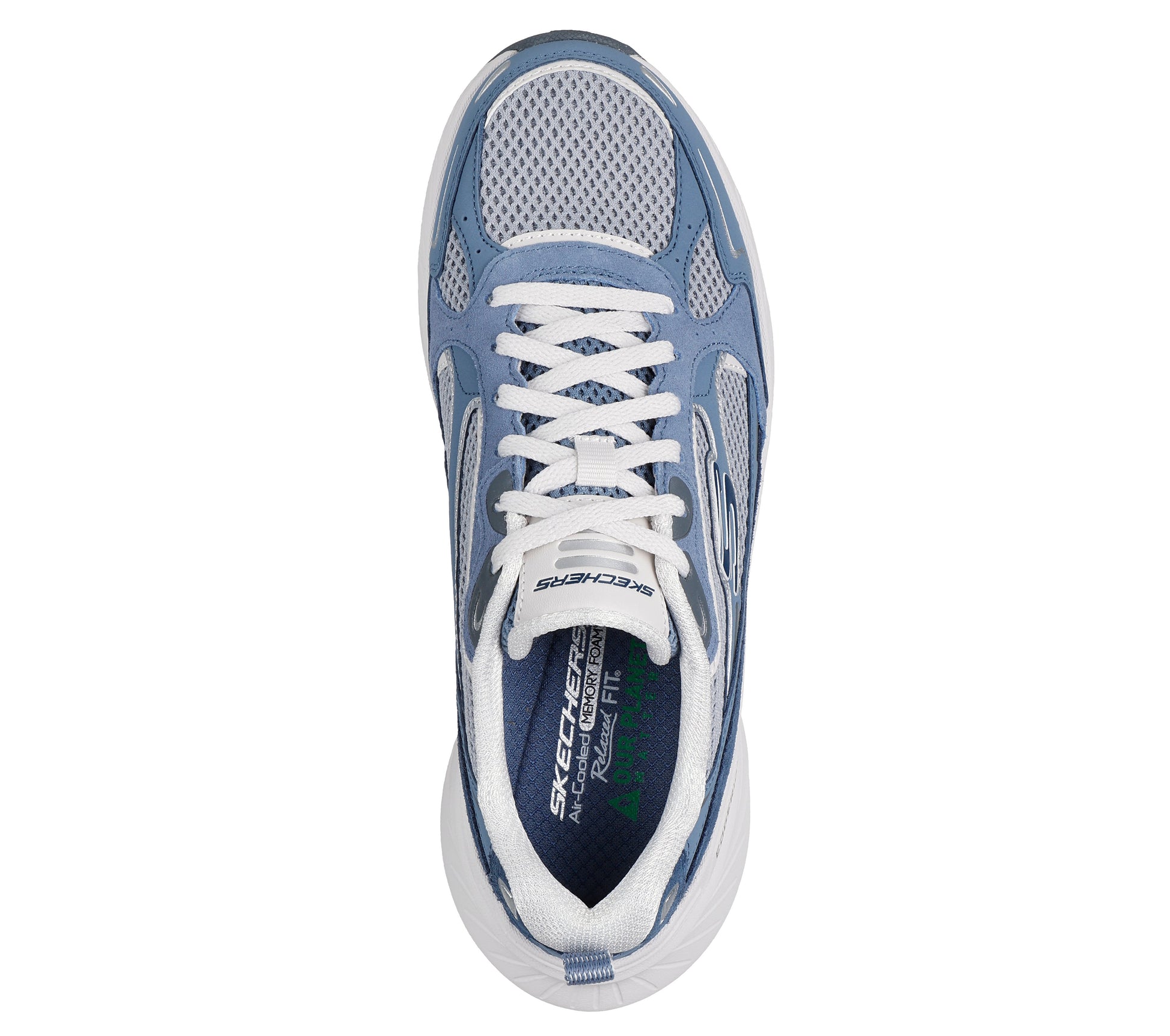 Skechers Relaxed Fit Edgeride blu jeans dall'alto