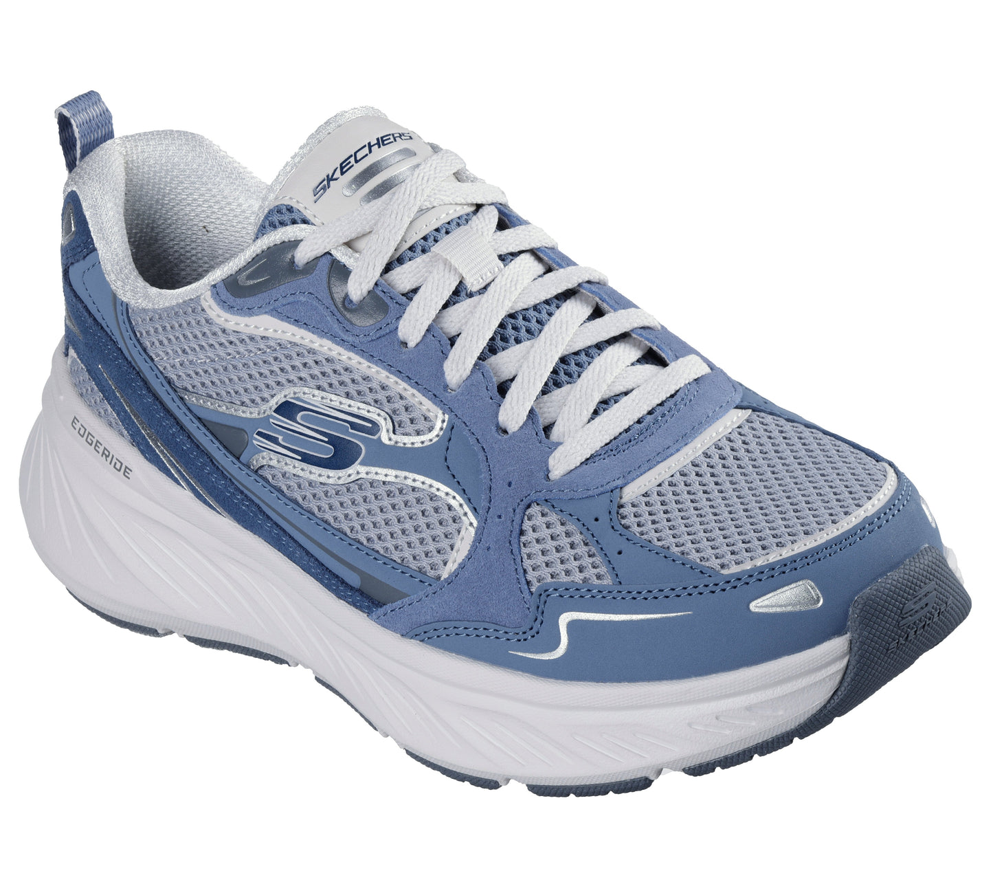 Skechers Relaxed Fit Edgeride blu jeans dettaglio