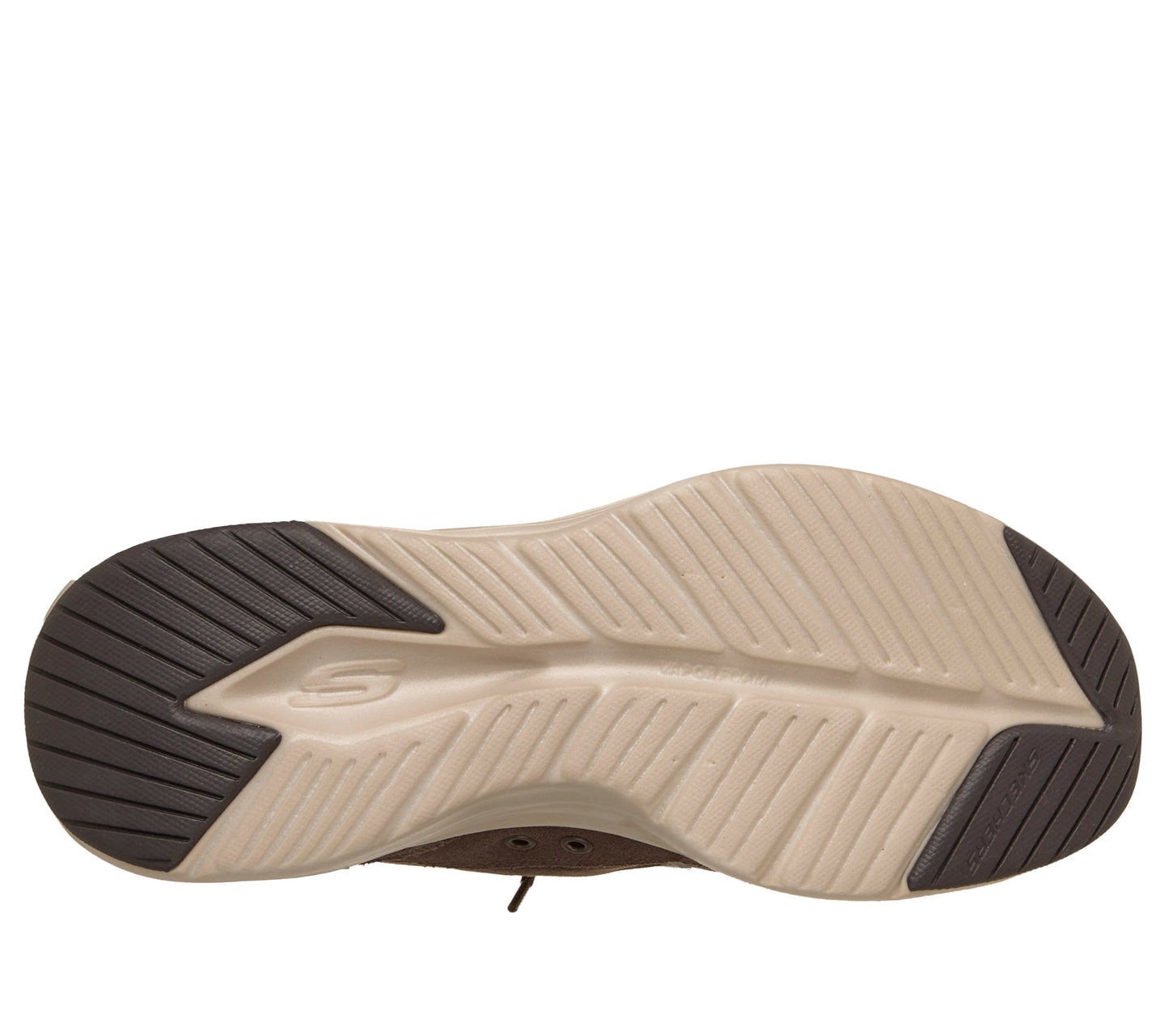 Scarpe Skechers Slip-ins Contour Foam cioccolato donna suola