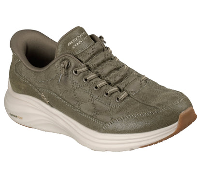 Scarpe Skechers Slip-ins Contour Foam oliva donna dettaglio
