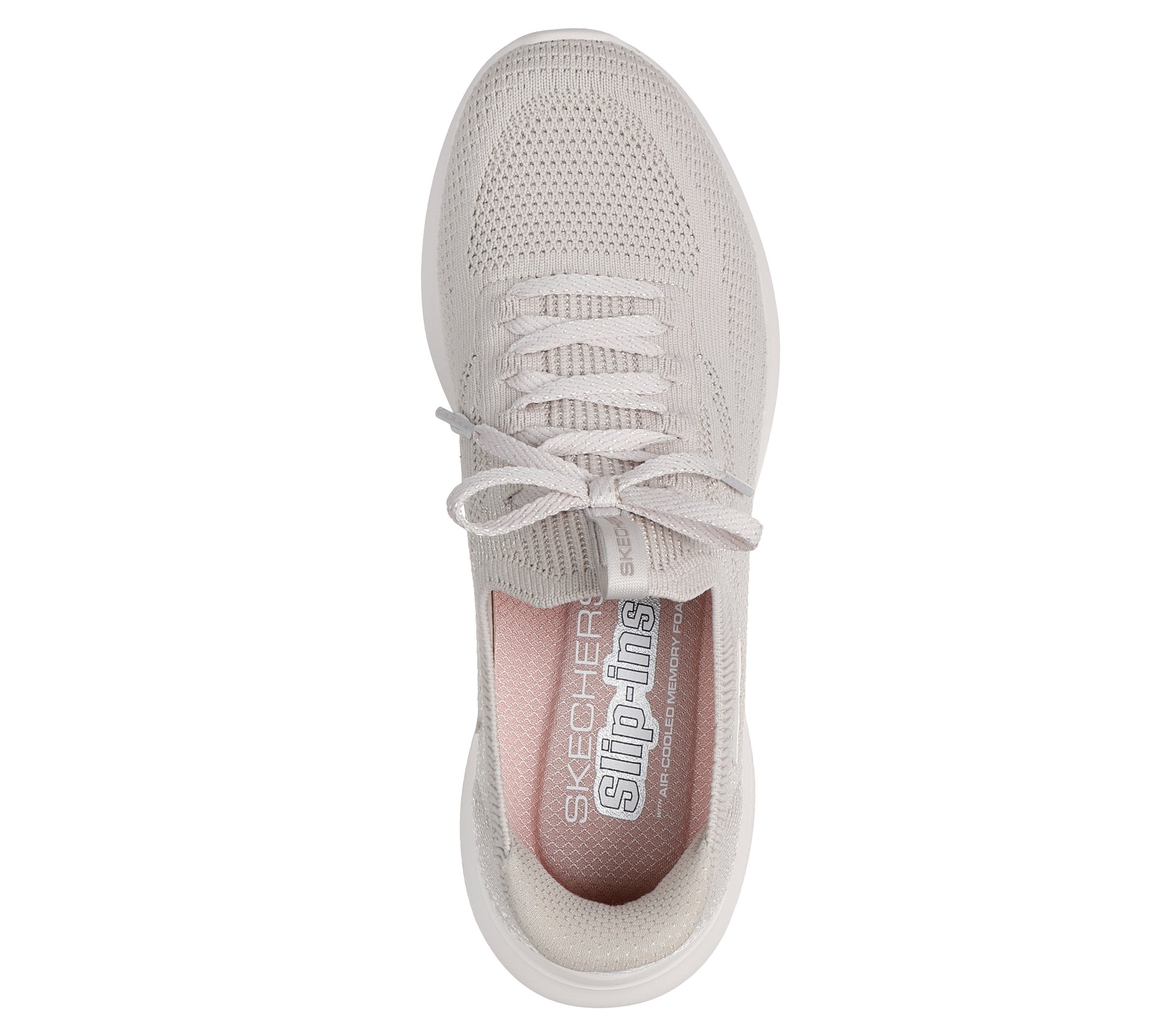 Skechers Slip-ins Ultra Flex 4.0 beige dall'alto