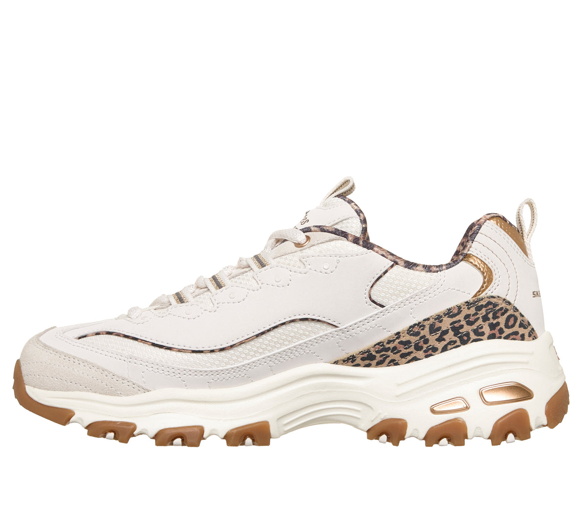 Scarpe Skechers D'Lites bianco donna interno