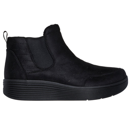 Stivaletti Skechers Relaxed Fit Arch Fit Laguna nero donna esterno