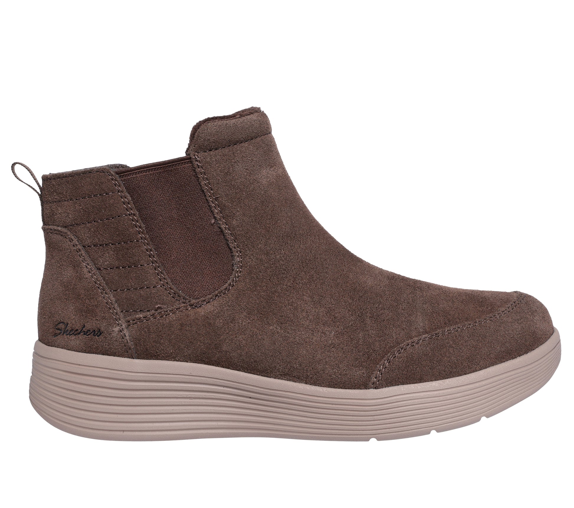 Stivaletti Skechers Relaxed Fit Arch Fit Laguna marrone donna esterno
