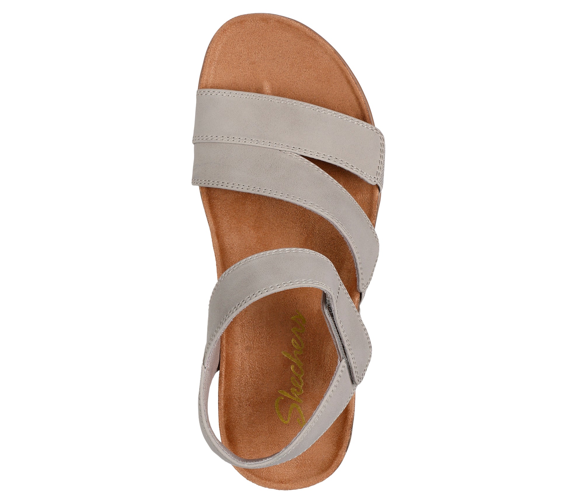 Skechers Lifted Comfort taupe donna dall'alto