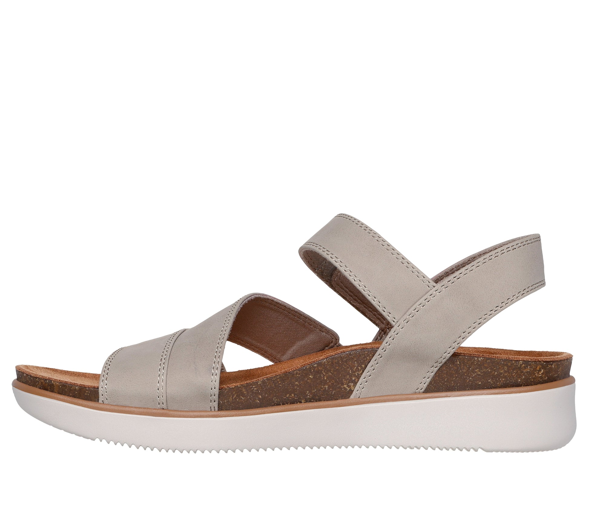 Skechers Lifted Comfort taupe donna interno