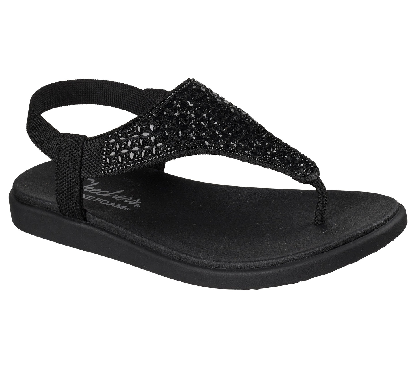Skechers Meditation Luxe nero donna dettaglio