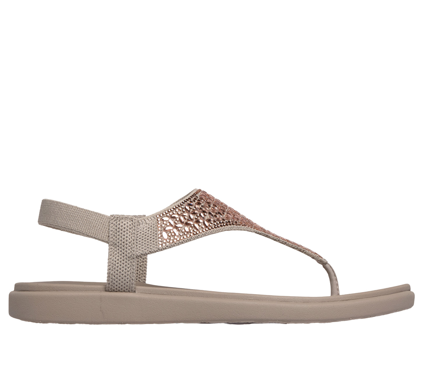 Skechers Meditation Luxe taupe donna esterno