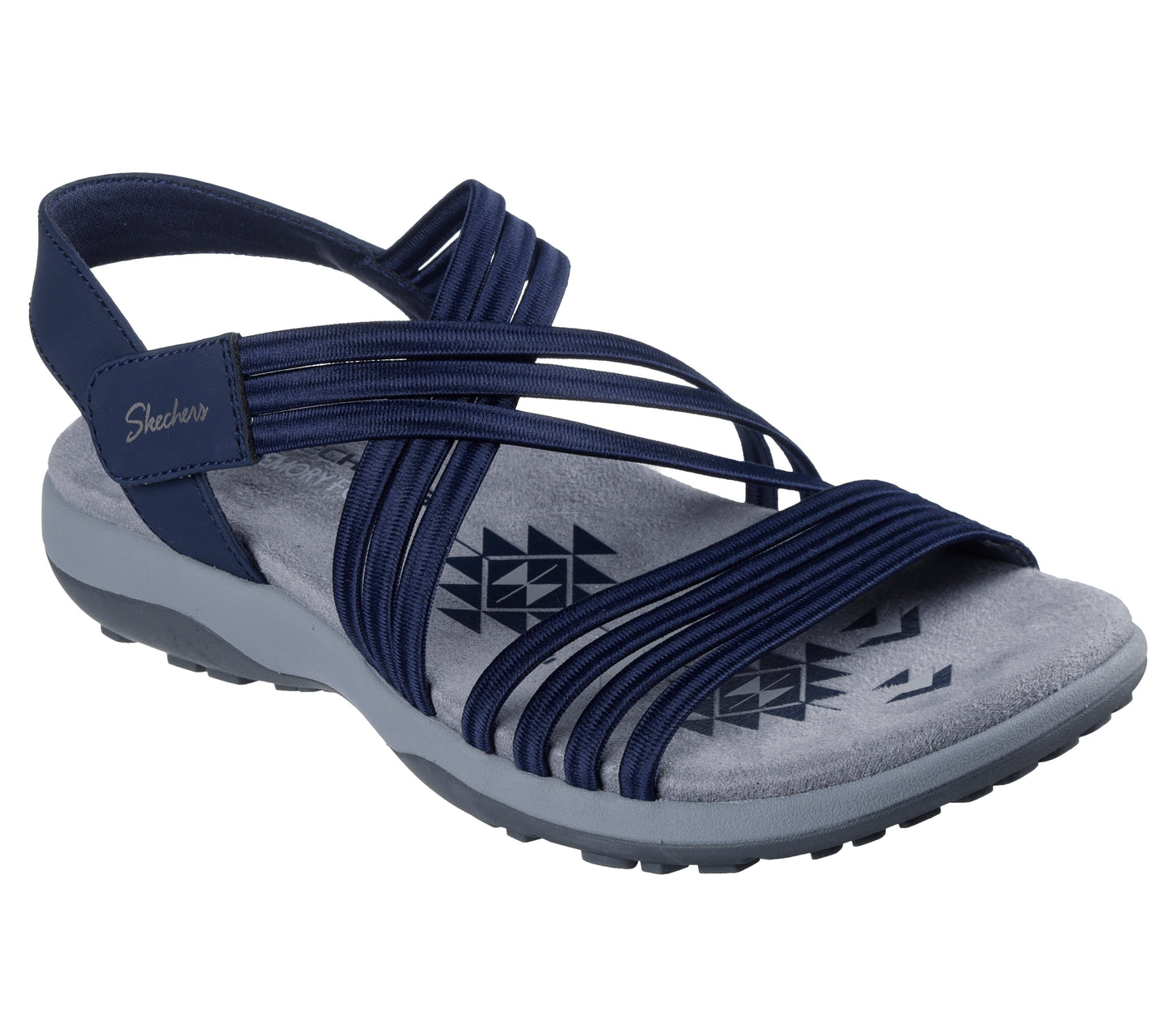 Skechers Reggae Slim blu donna dettaglio