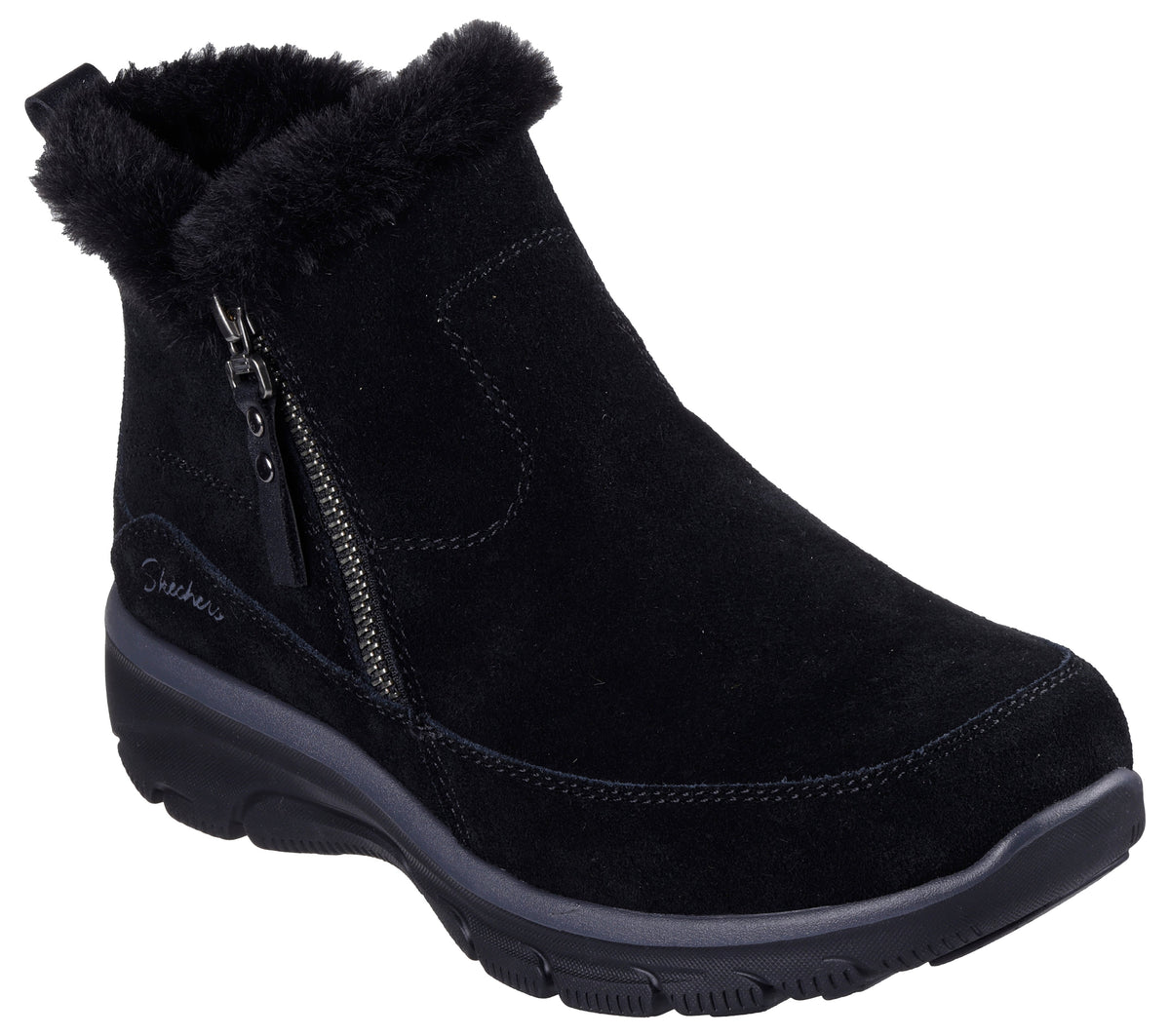 Skechers Relaxed Fit Easy Going nero donna dettaglio