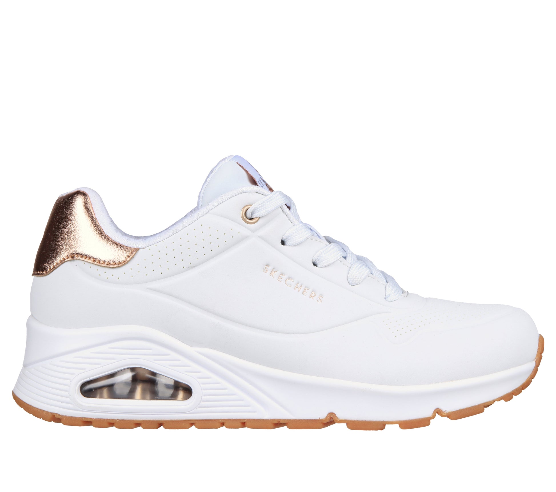 Scarpe Skechers UNO bianco donna esterno