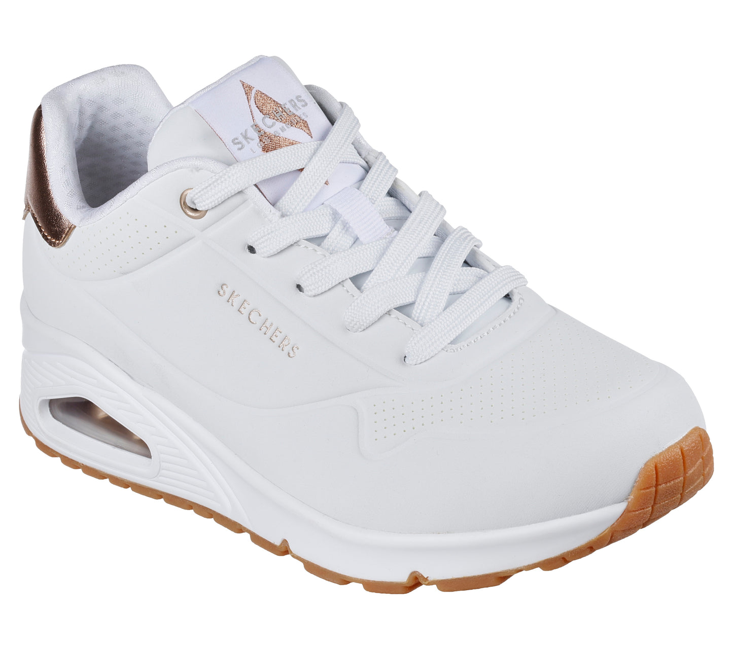 Skechers UNO bianco donna dettaglio