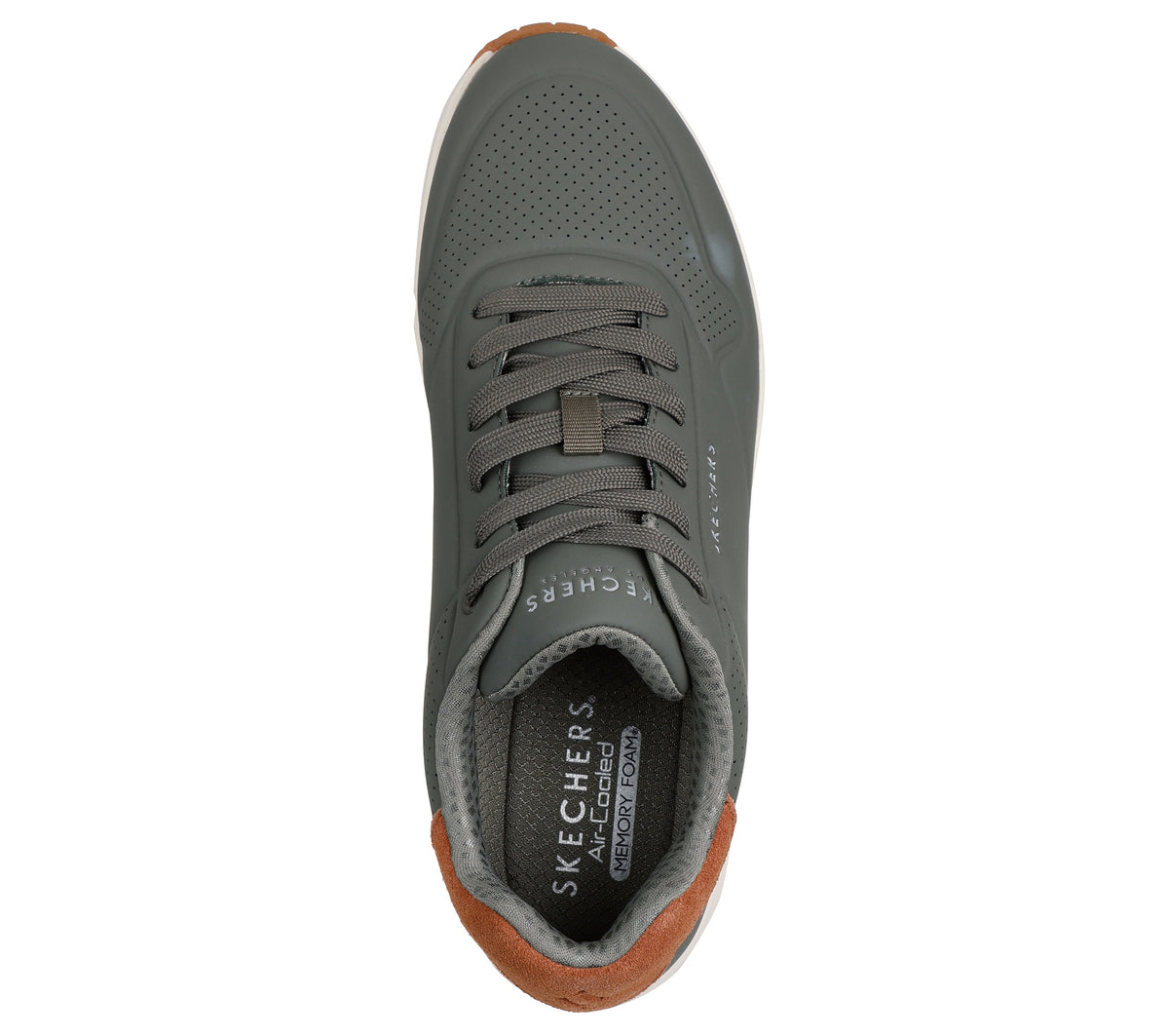 Scarpe Skechers UNO oliva uomo dall'alto