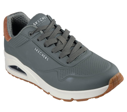 Scarpe Skechers UNO oliva uomo dettaglio