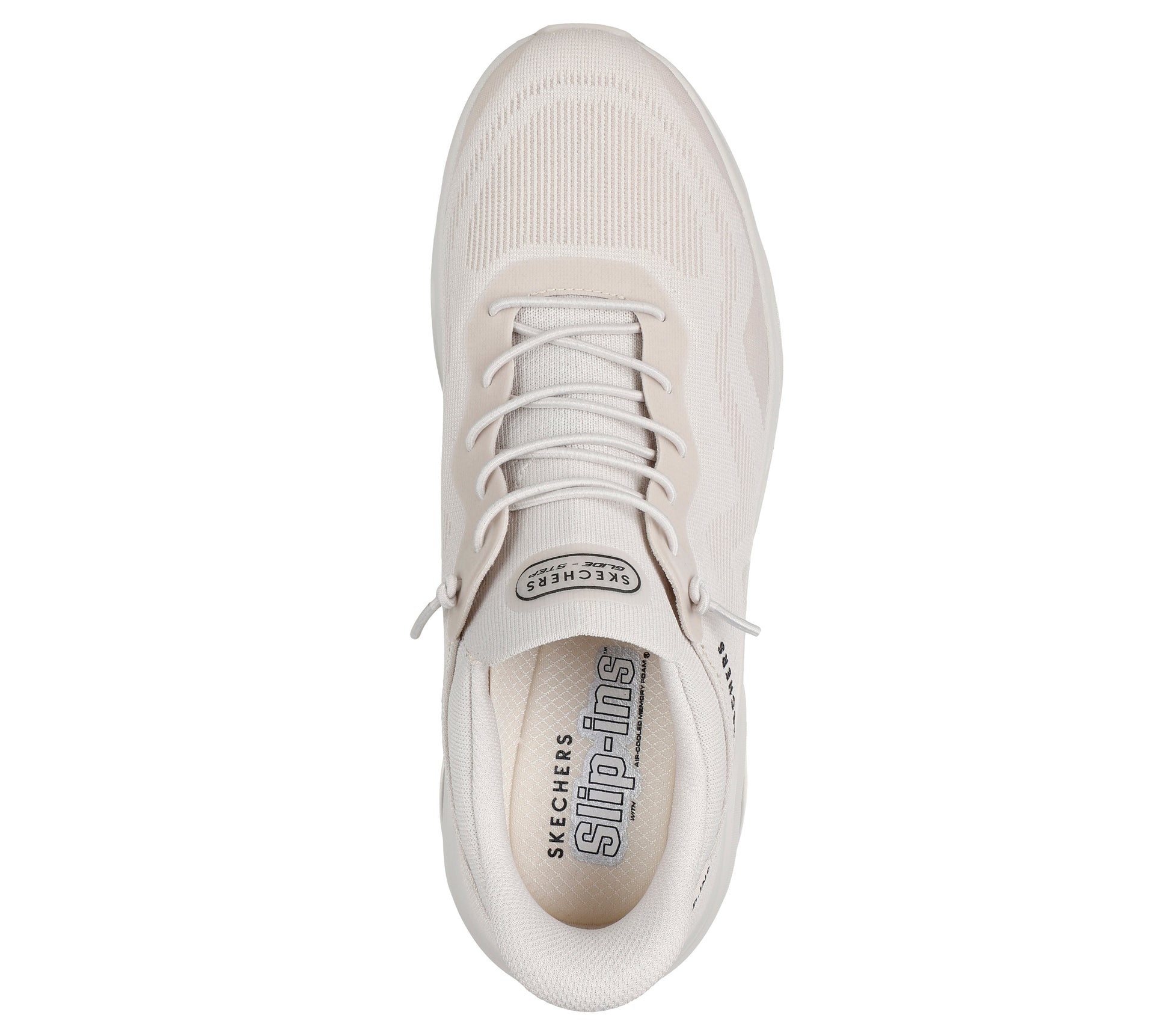 Skechers Slip-ins UNO Glide-Step beige uomo dall'alto