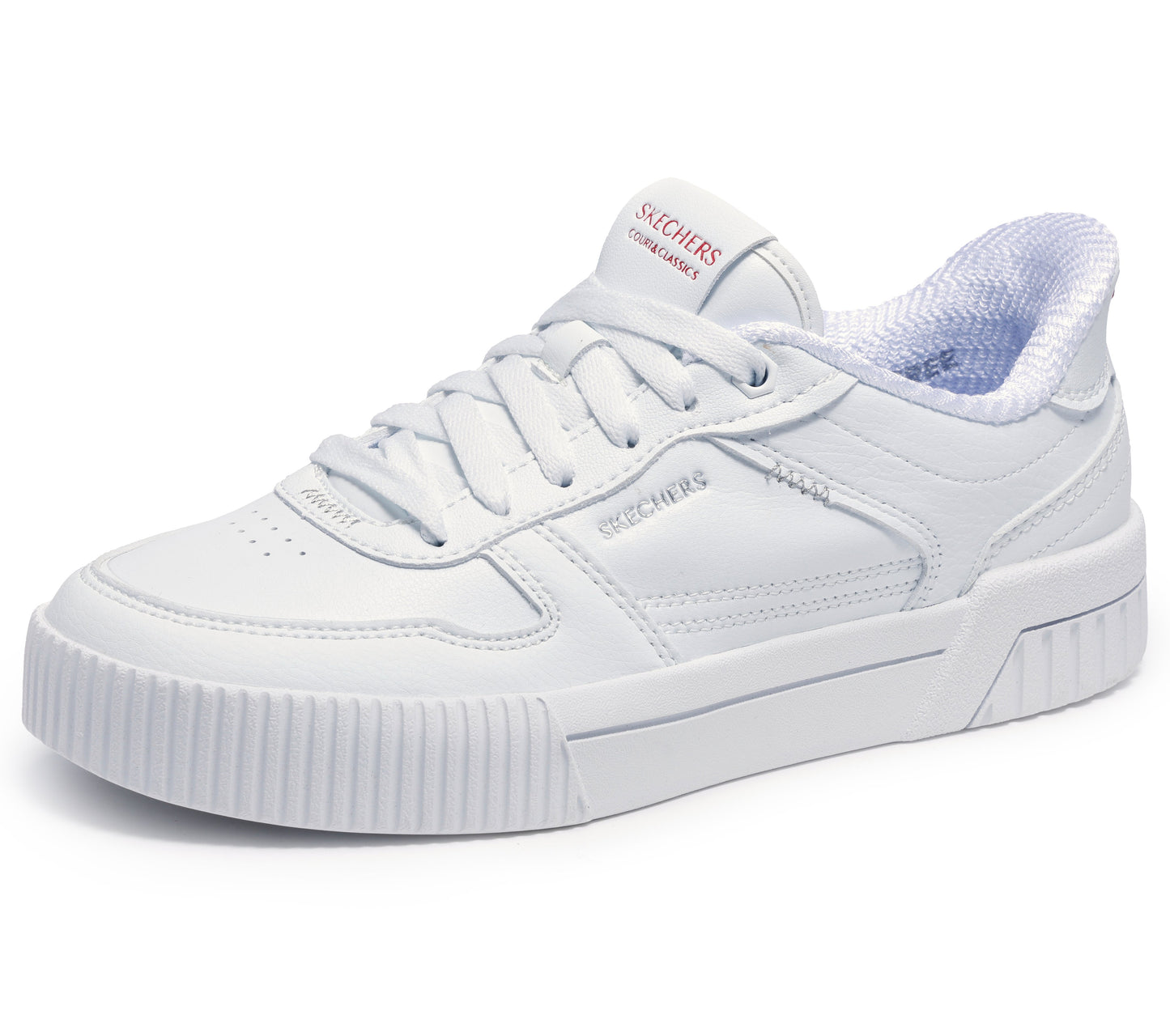 Skechers Slip-ins Jade bianco donna dettaglio 2