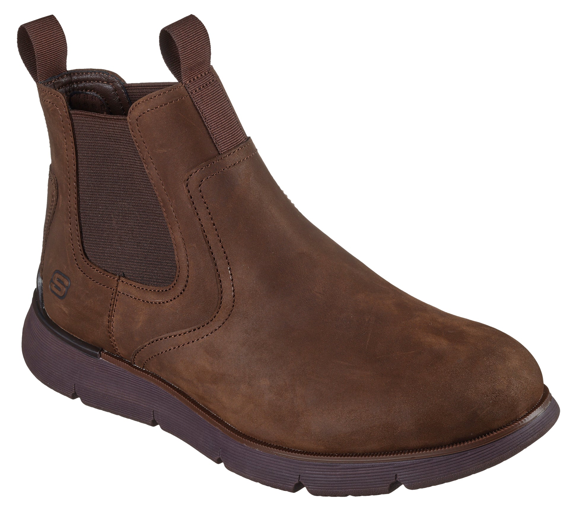 Skechers Augustino cioccolato uomo dettaglio