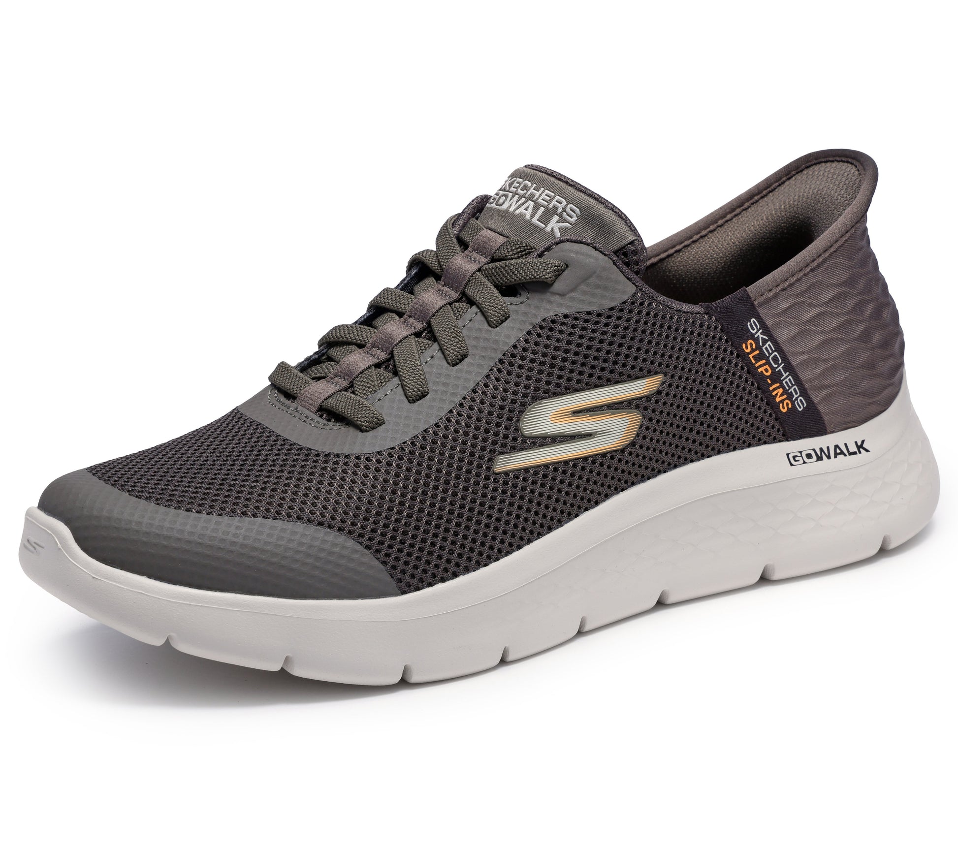 Skechers Slip-ins GO WALK Flex marrone uomo dettaglio 2