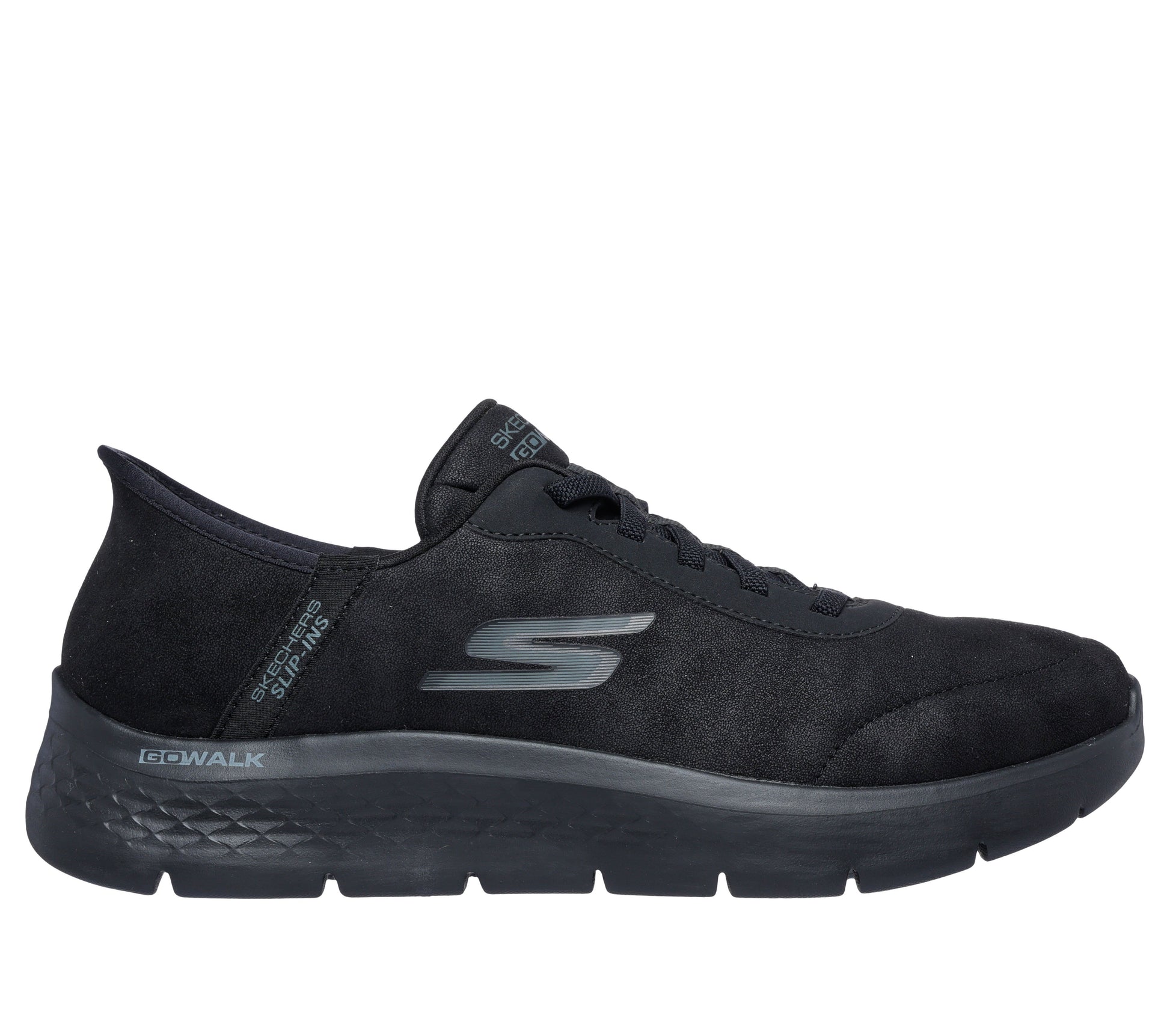 Scarpe Skechers Slip-ins GO WALK Flex nero uomo esterno