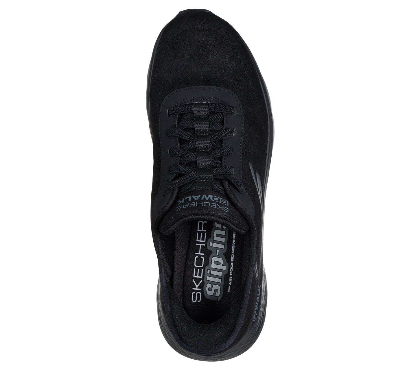 Skechers Slip-ins GO WALK Flex nero uomo dall'alto