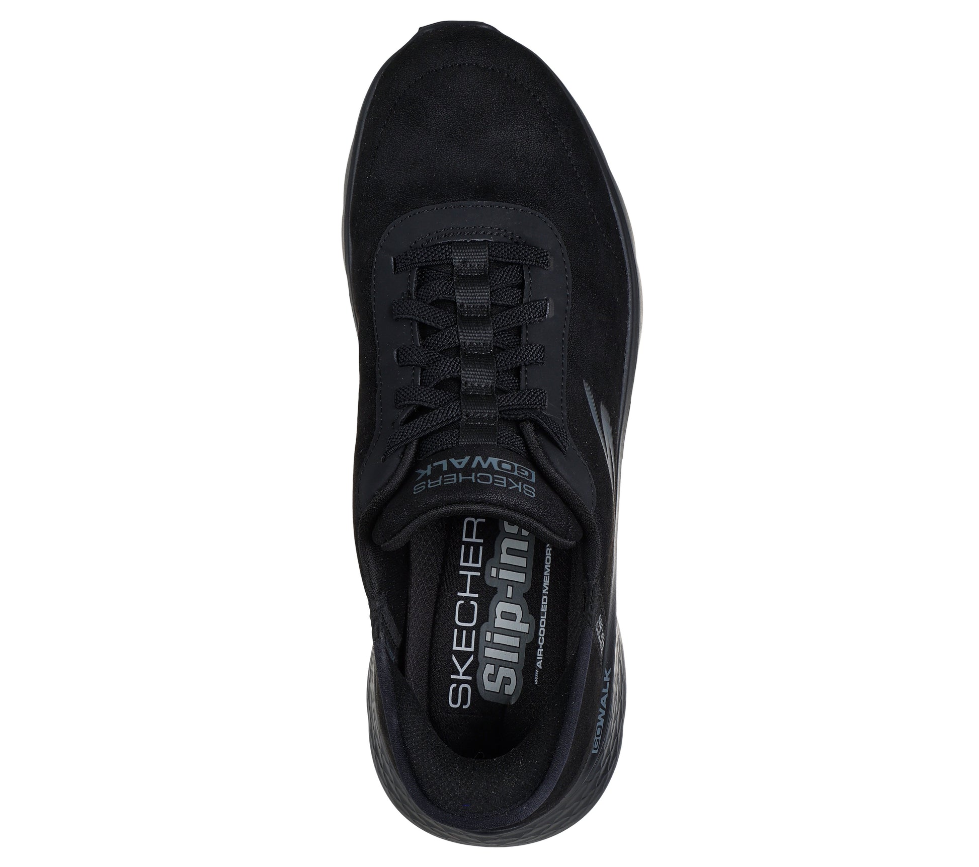 Skechers Slip-ins GO WALK Flex nero uomo dall'alto