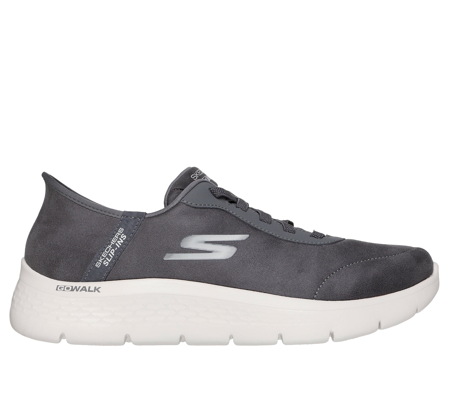 Scarpe Skechers Slip-ins GO WALK Flex grigio uomo esterno