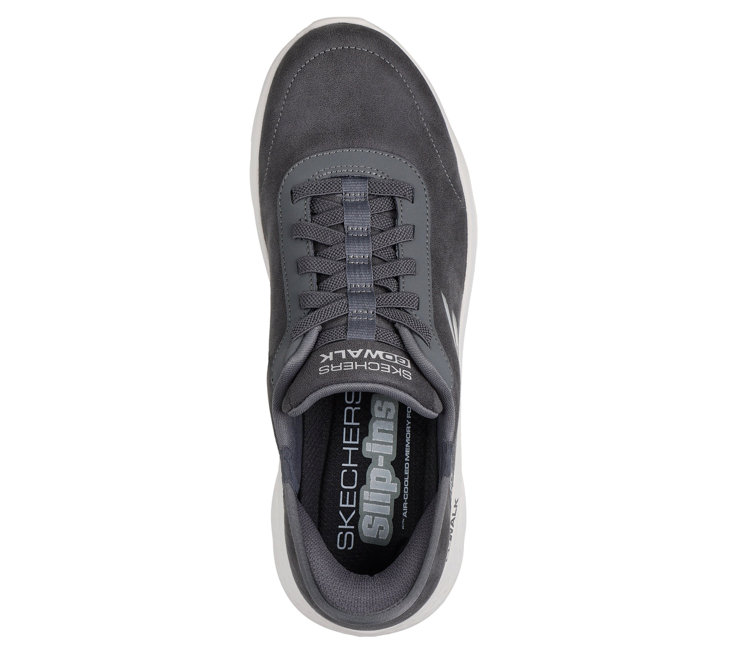 Skechers Slip-ins GO WALK Flex grigio uomo dall'alto