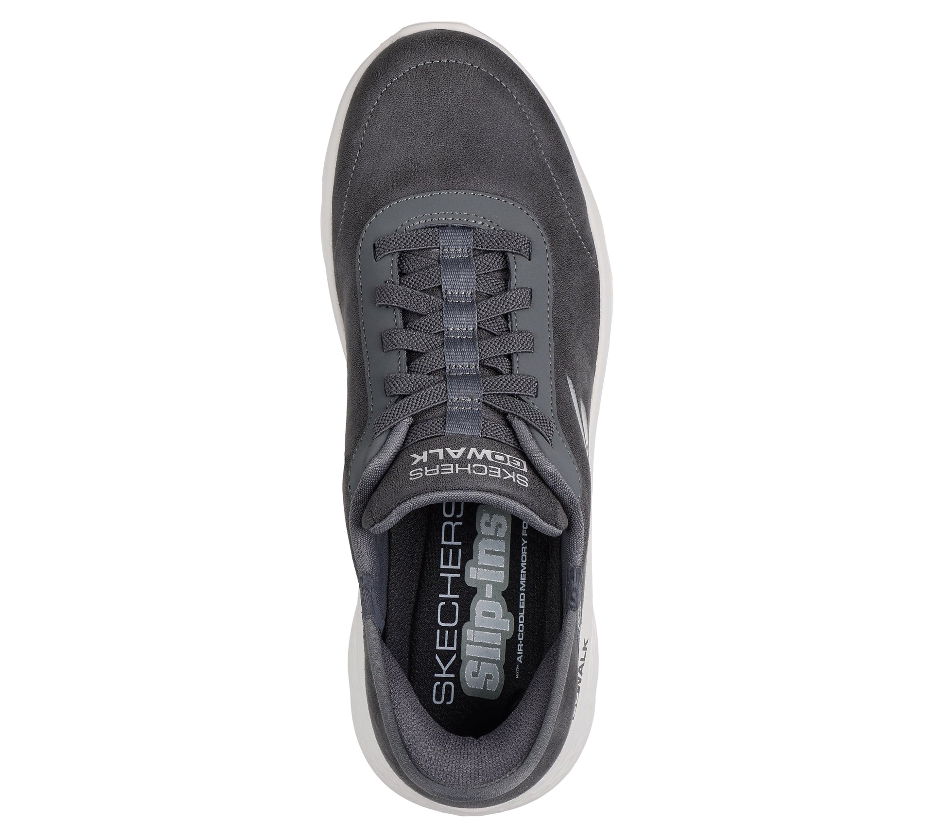 Skechers Slip-ins GO WALK Flex grigio uomo dall'alto