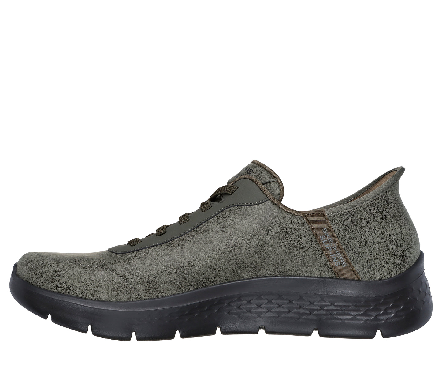 Scarpe Skechers Slip-ins GO WALK Flex oliva uomo interno