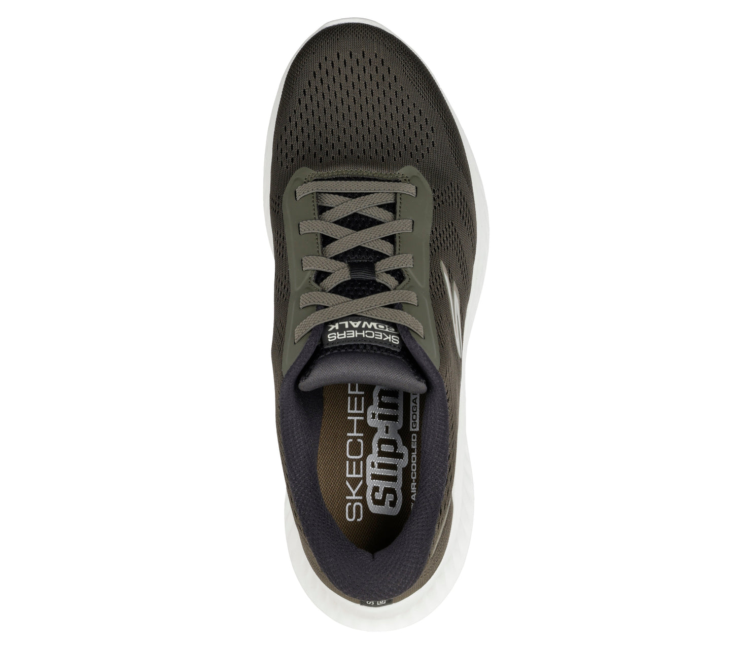 Skechers Slip-ins GO WALK Now Payton oliva uomo dall'alto