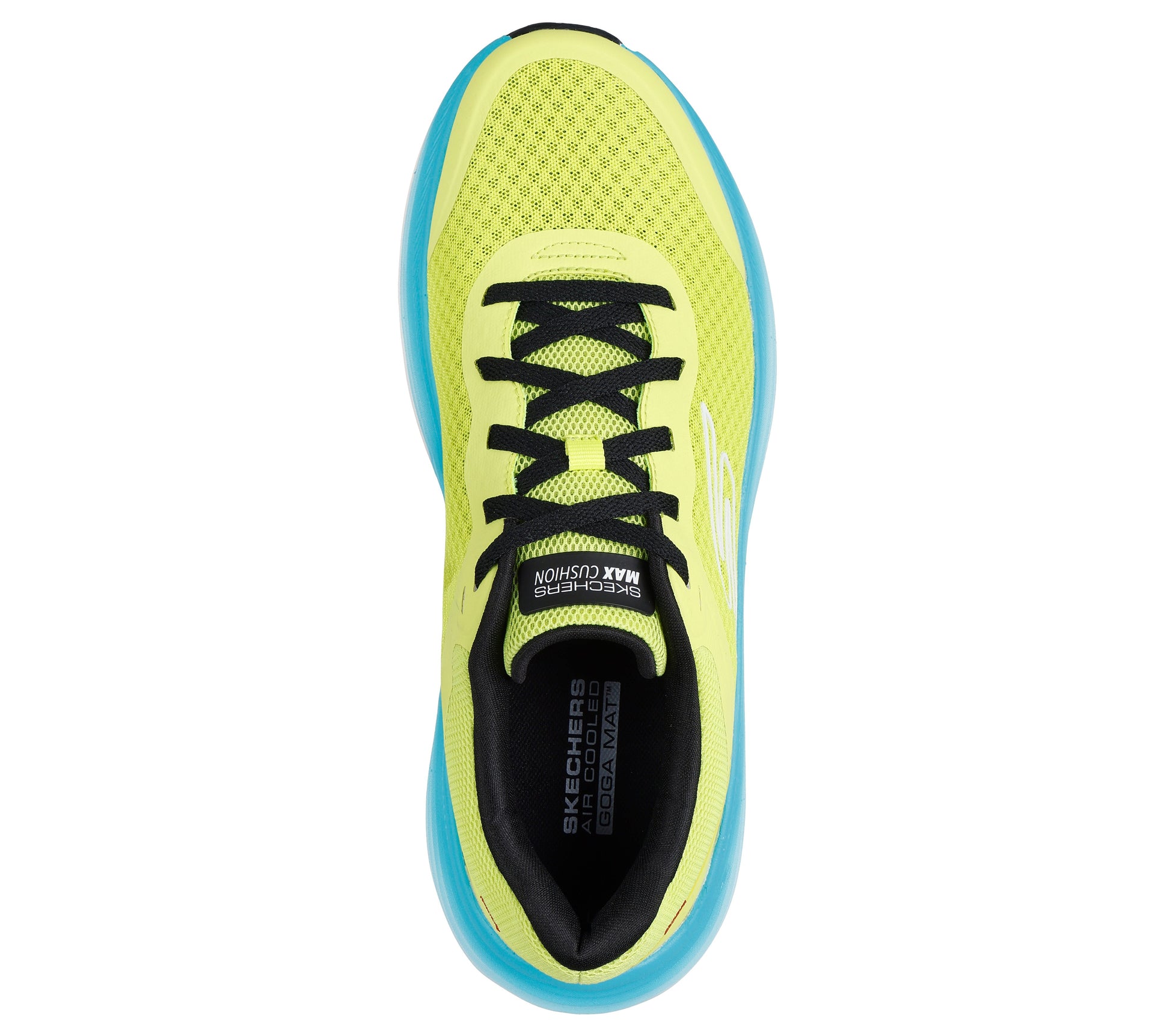 Skechers Max Cushioning Endeavour lime uomo dall'alto
