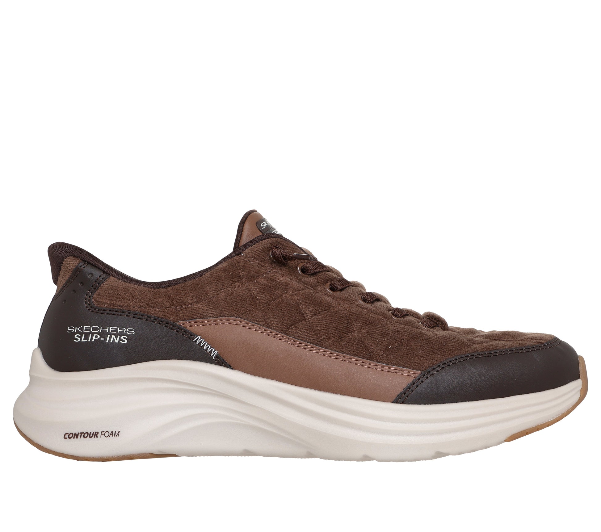 Scarpe Skechers Slip-ins Contour Foam Cozy Fit uomo marrone esterno