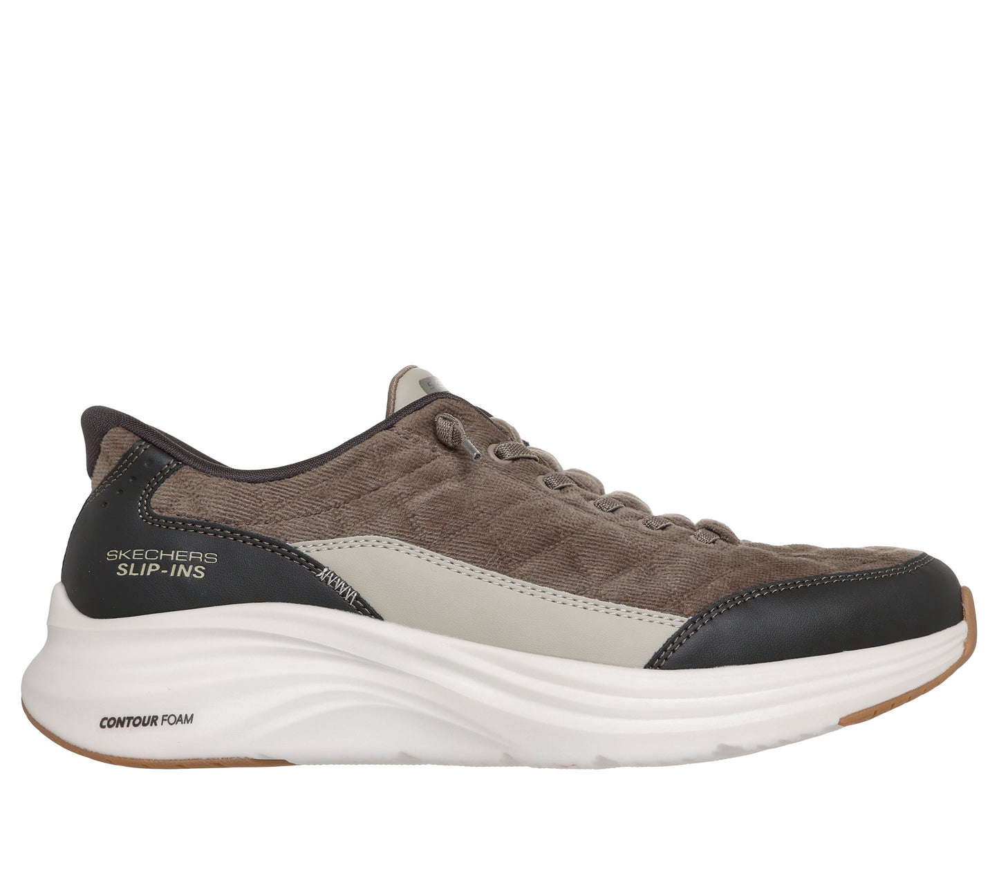 Scarpe Skechers Slip-ins Contour Foam Cozy Fit uomo oliva esterno